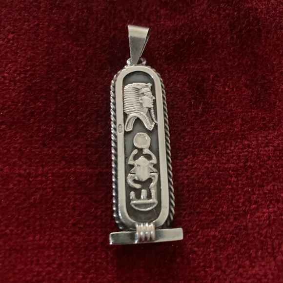 🆕 Sterling Silver Egyptian pendant - Picture 2 of 3